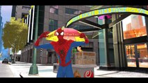 Nursery Rhymes Disney Pixar Cars Spiderman & Lightning McQueen Colors (Songs for Kids w/ Action)