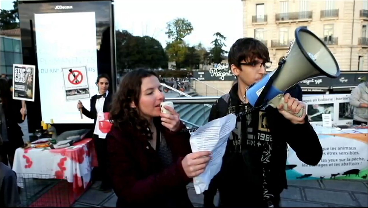 TVCAPU-association L214 à montpellier