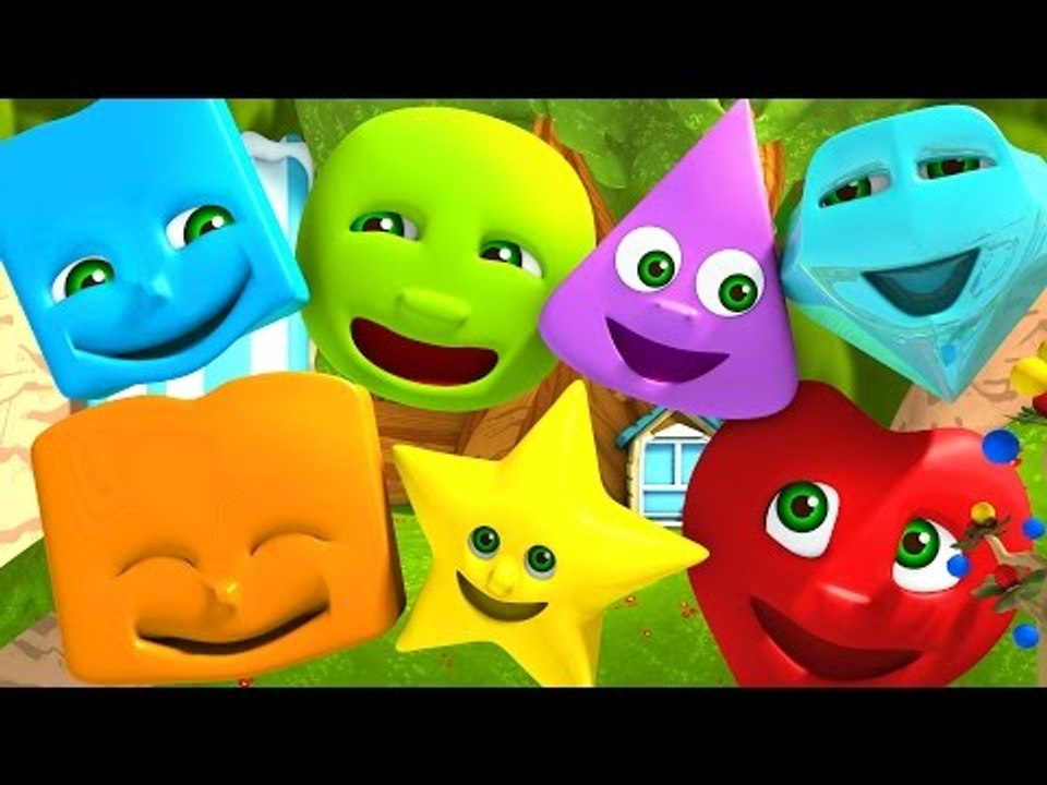 Learn Shapes | The Shapes Song for Children | Nursery Rhymes for Kids