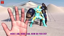 IRON MAN VS CAPTAIN AMERICA SUPERHERO BATTLE Finger Family | 1 HOUR | Nursery Rhymes In 3D Animation