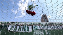 Colombia plane crash: Fans gather to mourn Chapecoense footballers