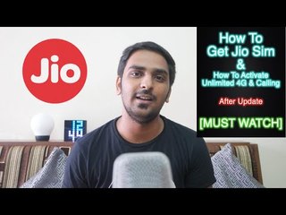 From How To get 'Jio Sim' to How To get Unlimited 4G + Calling Step by step Guide! Must Watch