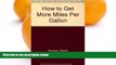 Audiobook How to Get More Miles Per Gallon Robert Sikorsky On CD
