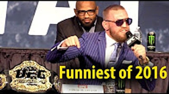 Conor McGregor FUNNIEST Moments & Insults of 2016
