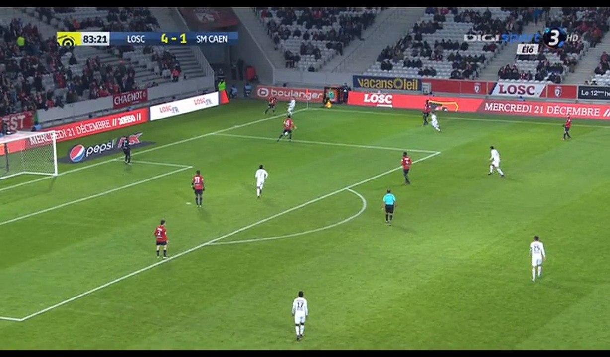 Ronny Rodelin Goal HD - Lille 4-2 Caen - 29.11.2016