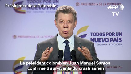 Santos confirme 6 survivants du crash aérien