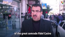 Palestinians Pay Homage to Fidel Castro