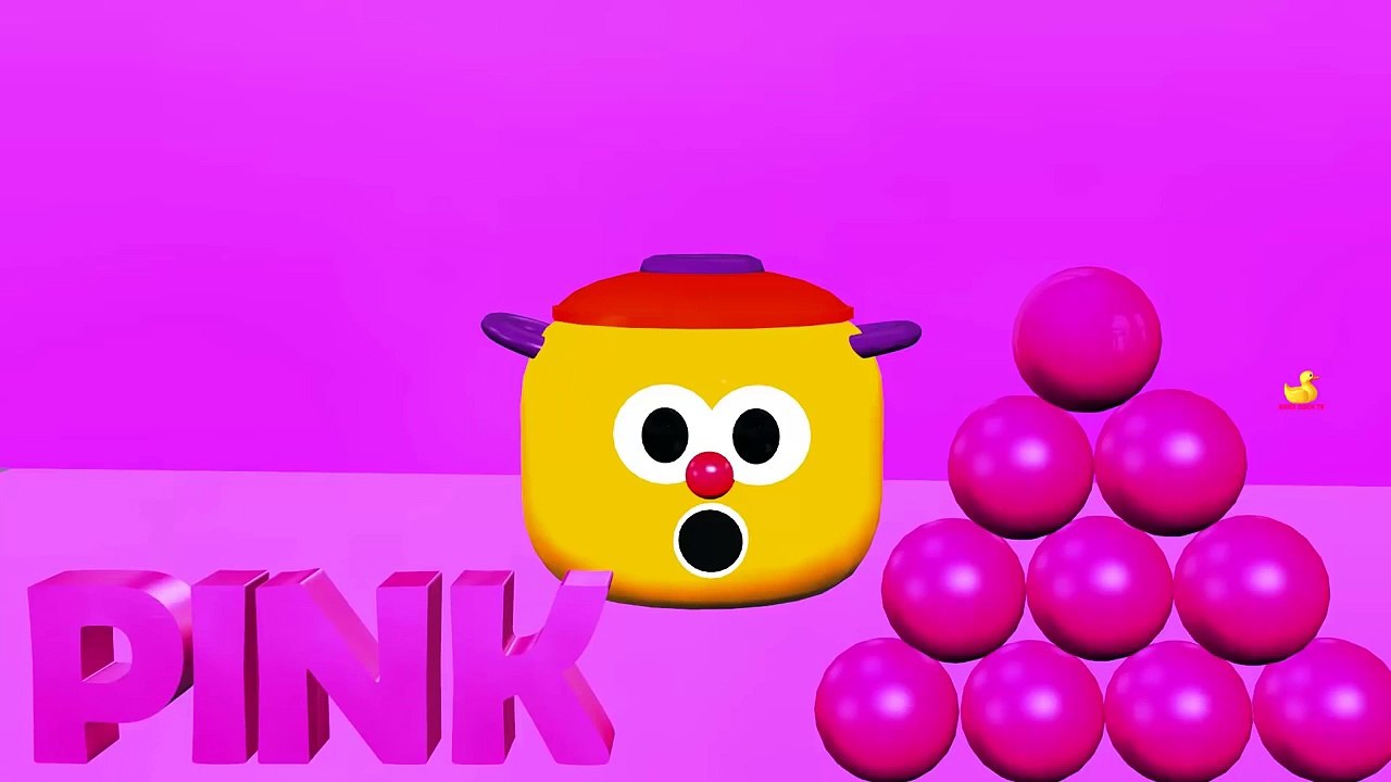 Learn Colors with Balls Machine, Teach Colours, Baby Children Kids Learning Videos Duck Duck TV