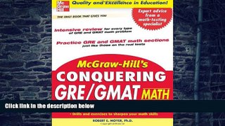 Best Price McGraw-Hill s Conquering GRE/GMAT Math Robert Moyer On Audio