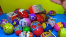 80 Surprise Eggs Kinder Surprise SpongeBob Toy Story Cars Spider man Hello Kitty MARVEL Heroes