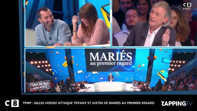 TPMP - Mariés au premier regard : Gilles Verdez critique violemment Tiffany et Justin sur le plateau (Vidéo)
