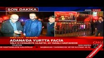 Adana'da kız öğrenci yurdunda yangın! AB Bakanı Ömer Çelik canlı yayına bağlandı