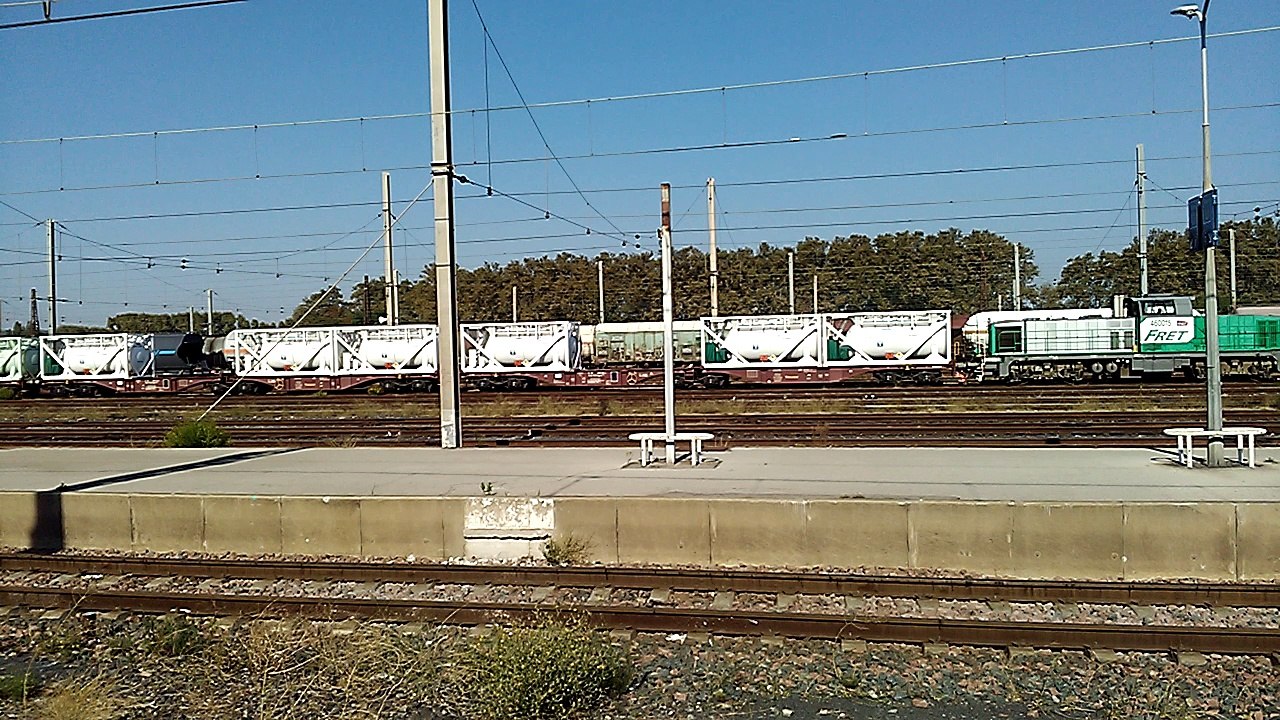 Train d'uranium à Narbonne
