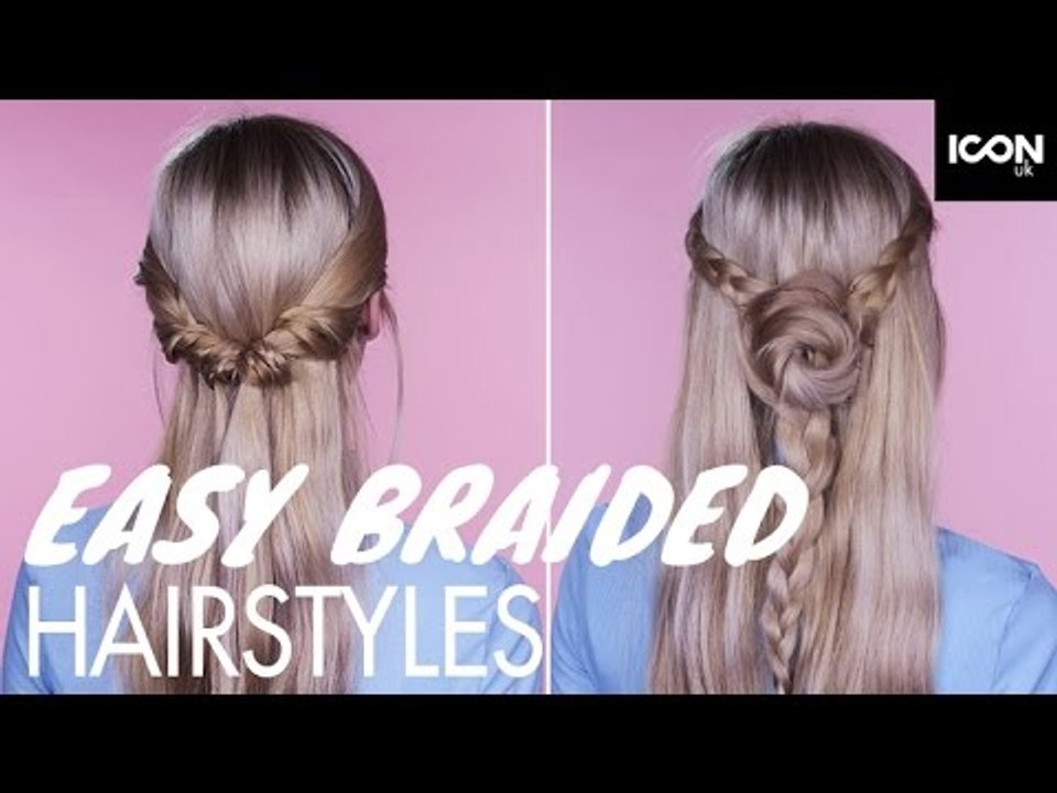 2 Quick And Easy Braid Hairstyles | Roxxsaurus