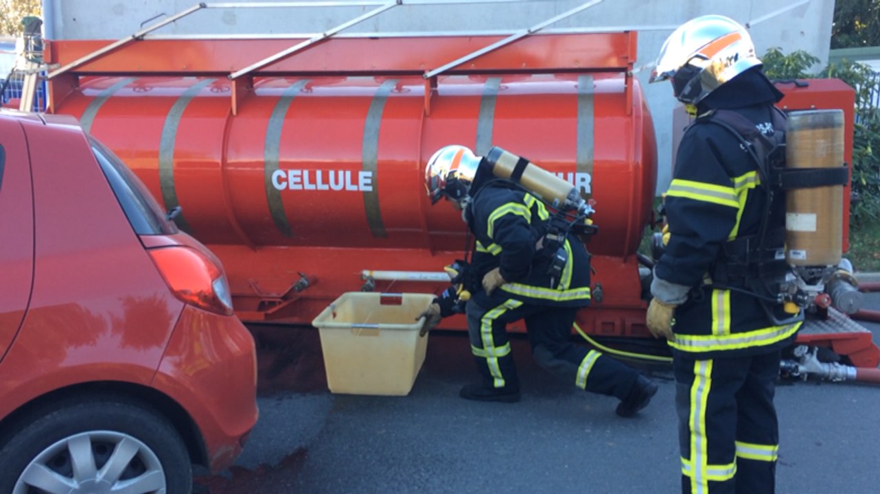 Exercice des pompiers : une fuite à MerAlliance