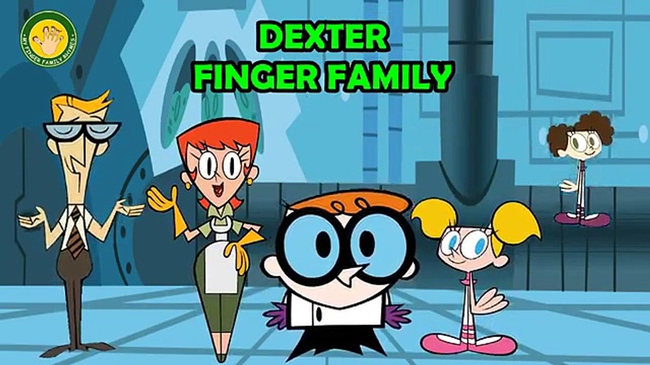 Finger Family Dexter | Dexters Laboratory Finger Family | Funny Finger Family Rhymes For Babies