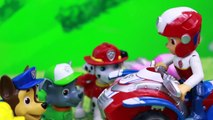 Paw Patrol Shark Attack as Zuma Sinks Underwater and Saved by Robo Dog with Deep Sea Command Ship