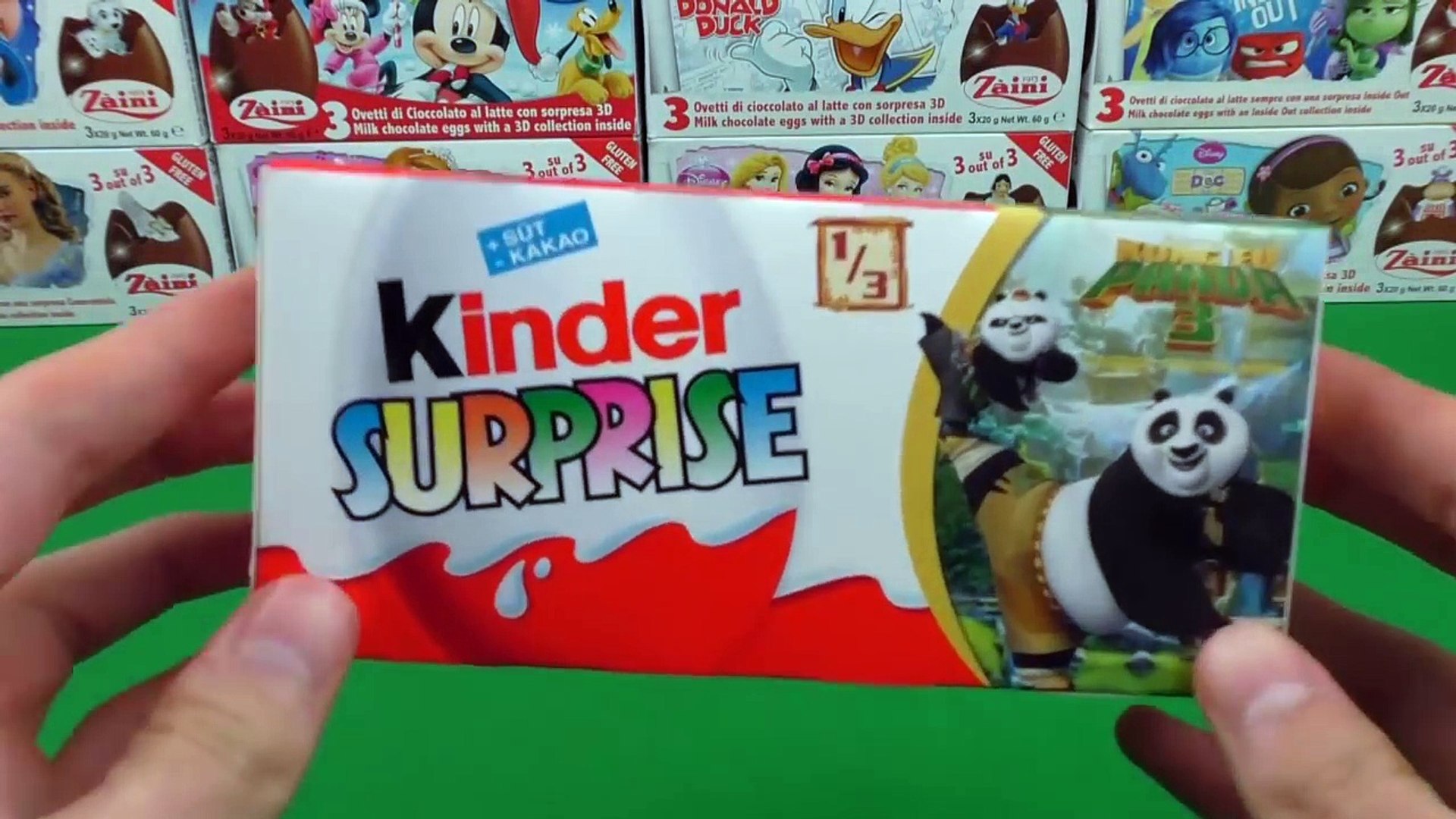 Kung Fu Panda 3 Kinder Surprise Eggs Unboxing - Kung Fu Panda Movie  Surprise Toys - Vidéo Dailymotion