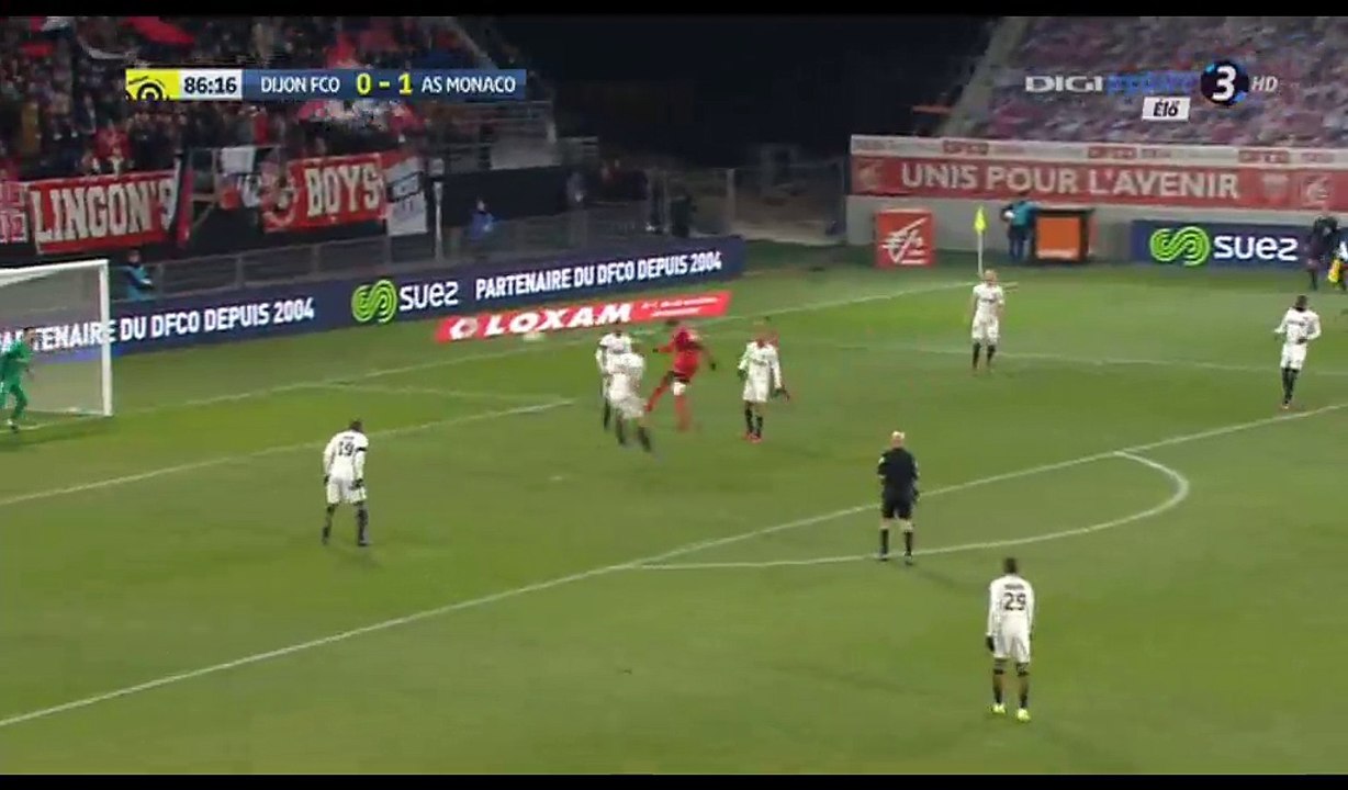 Frederic Sammaritano  Goal HD - Dijon 1-1 Monaco - 29.11.2016