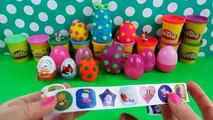 Play Doh Spiderman Peppa Pig Kinder Surprise Eggs Mickey Mouse Frozen Cars surprise egg