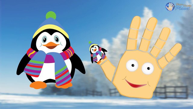 PENGUINS OF MADAGASCAR Finger Family Nursery Rhyme | Finger Family Planet