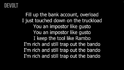 Quavo - Trapstar (Lyrics on screen)