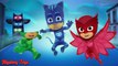 PJ Masks Catboy Owlette Gekko as Superheroes Batman Robin Batgirl Fun Videos For Kids Mystery Toys