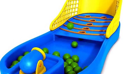 Learn Colors with Color Balls with Toy Tube Machine - Colors Videos Collection for Children