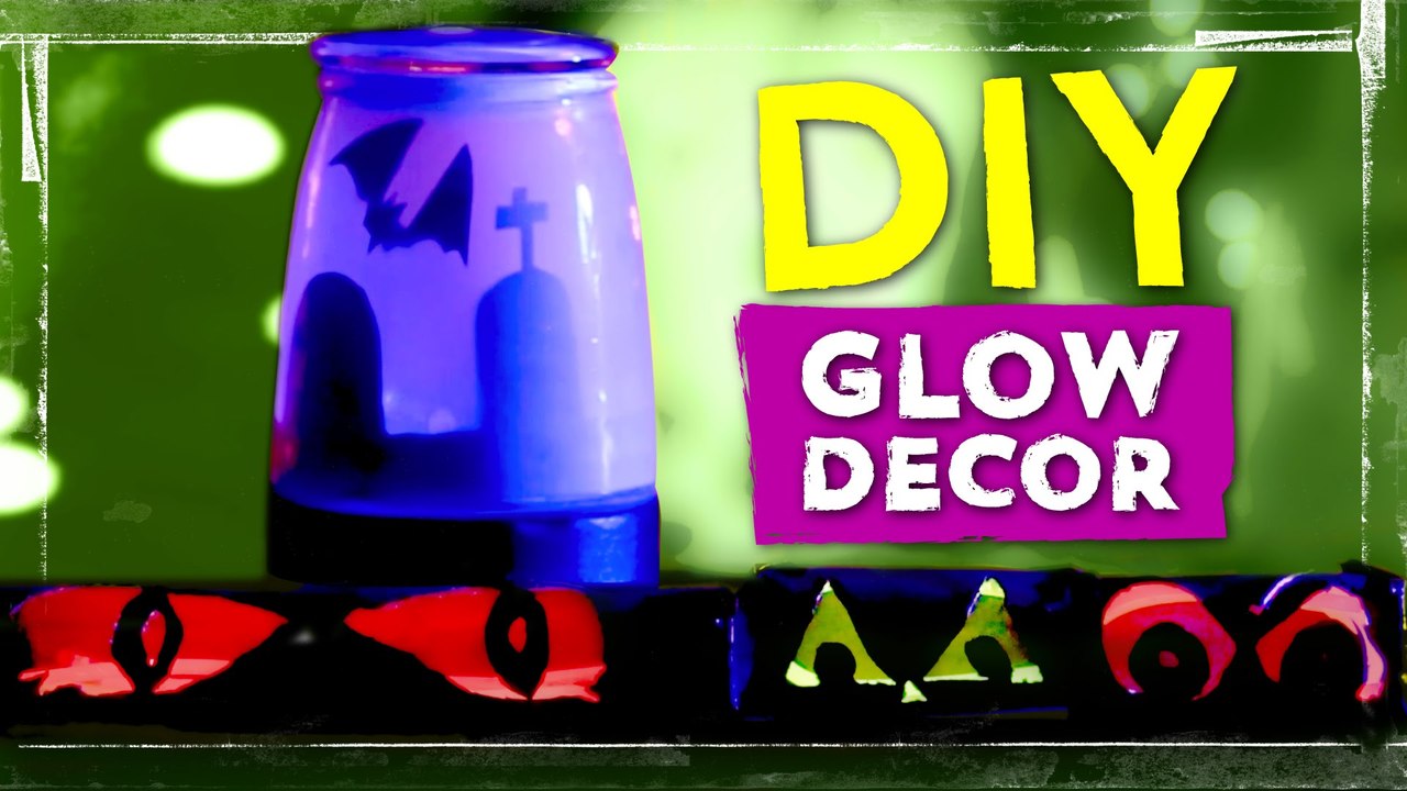 Glow-in-the-Dark Halloween Decorations ∞ Halloween DIYs