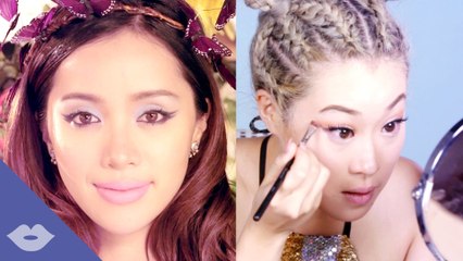 Beauty Newbies Try Michelle Phan's Butterfly Kisses Look