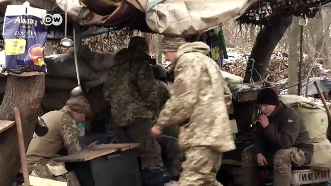 An der ukrainischen Front bei Popasna | DW Nachrichten