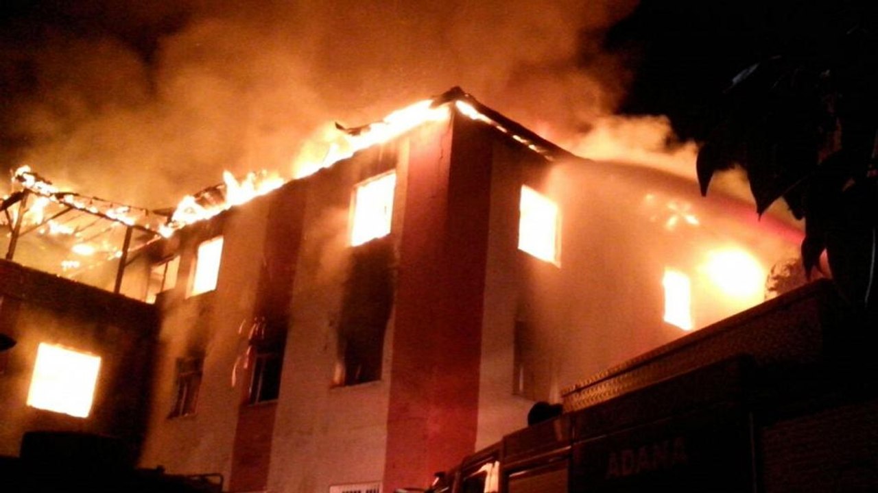 Fire in Turkish dormitory kills 12, including 11 teenage girls, in the southern province of Adana