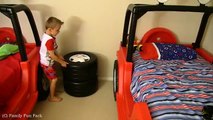 Twins New Little Tikes Jeep Beds!