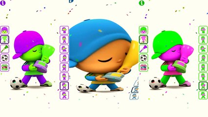 Talking Pocoyo Football Colors Reaction Compilation Funny Speed Montage