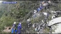 Columbia Plane Crash Wreckage Video