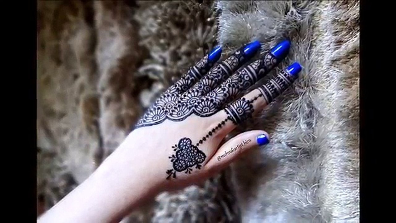 Easy Diy Henna Best And Beautiful Latest Modern Stylish Mehndi Design Tutorial For Eid 17 Video Dailymotion