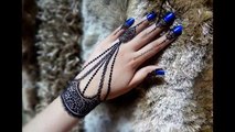 Easy DIY Henna: Beautiful trendy jewellery style mehndi design Tutorial for diwali and eid