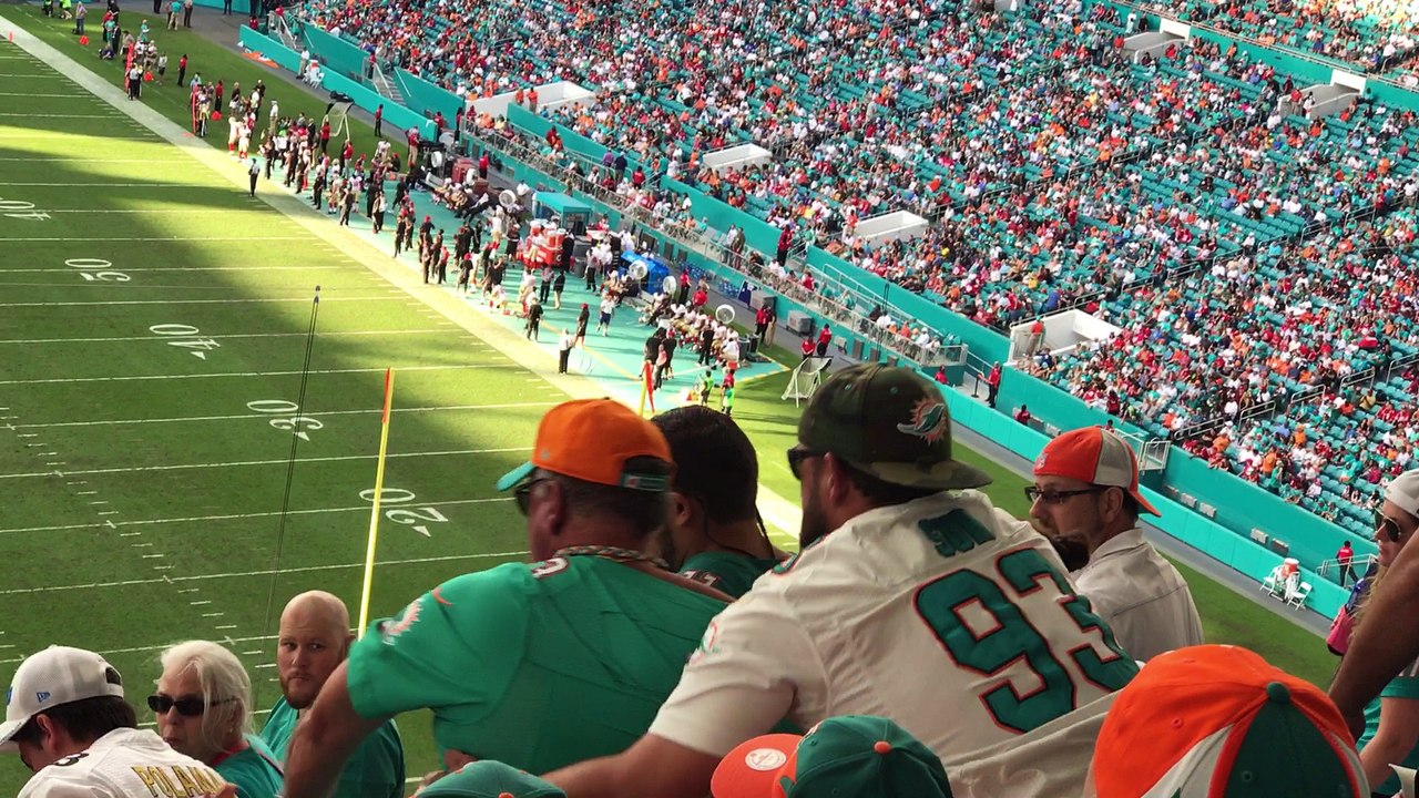 Fan Fight Miami Dolphins vs San Francisco 49ers