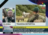 Colombia: inicia repatriación de cuerpos tras siniestro aéreo