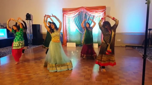 indian wedding dance 2016, Sangeet bride's maids dance performance , Punjabi Wedding dance