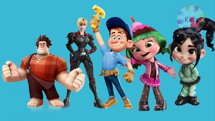 wreck it ralph finger family | 3d cartoon rhymes for children | finger family nursery rhymes