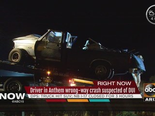 Another? Wrong-way driver causes head-on crash on I-17 Tuesday morning