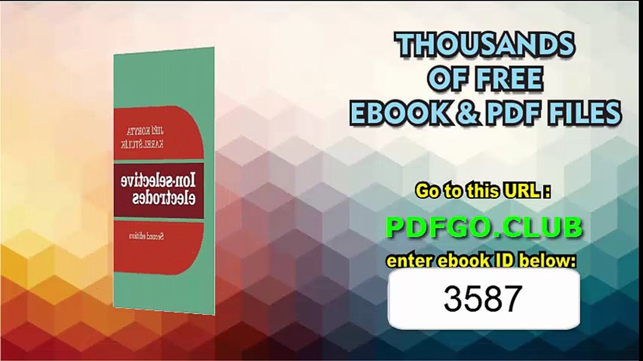 Ion-Selective Electrodes 2nd Edition