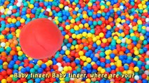 Finger Family Play Doh Finger Family Ball Pit Song for learning colors Nursery Rhymes for Children