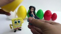 Sponge Bob Candy Surprise Eggs! Toys From Avengers Superheros and Many more