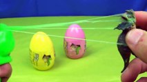 3 Slimy Dinosaurs Eggs - Dino in My Slimy - Have Fun with Slime Surprise Toys