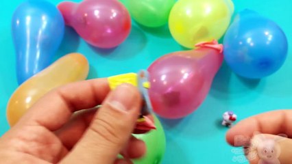 Learn Colours with Balloon Pop Drop! Opening Surprise Balloons with Toys! Lesson 8