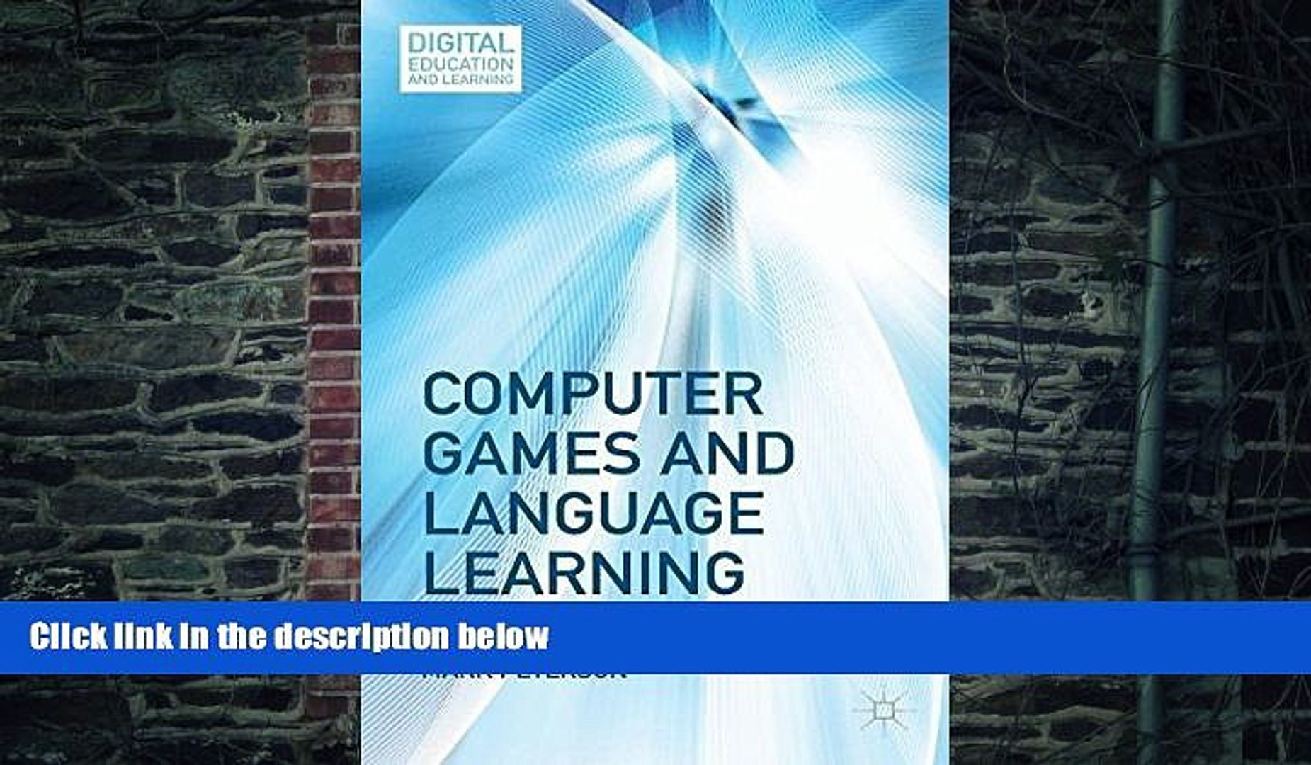 ⁣Pre Order Computer Games and Language Learning (Digital Education and Learning) M. Peterson