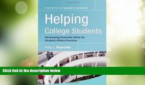 Price Helping College Students: Developing Essential Support Skills for Student Affairs Practice