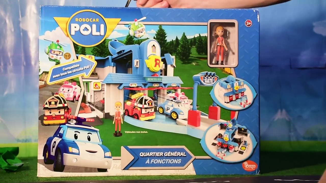 ROBOCAR POLI quartier général ✯ Robocar Poli cuartel general ✯ Robocar Poli headquarters